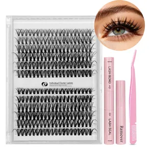 Single Lash 240 Count 30D + 40D Hybrid Lashes 12 Rows Look Like Lash Extensions DIY Lash Extensions for Home Use (30+40-D-9-17 Blend)