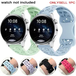 22mm 20mm 18mmStrap For Samsung Galaxy watch 5 pro 4 6 classic/3 46mm 42mm/4 44mm 40mm silicone smartwatch bracelet Active 2 band Smart Watch Accessories Watch Straps