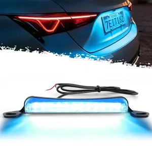 DIBMS License Plate LED Light, Extremely Bright Assembly for Trailer UTV ATV Truck RV Boat, Xenon White(6000K) Led Backlights