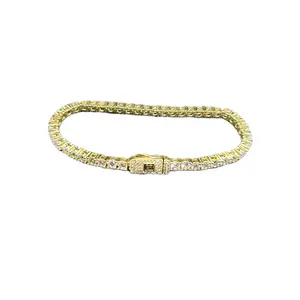 Pulsera Monaco de Oro Laminado Elegante y Brillante para Mujer