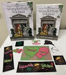 Wonderfully Wicked Signed Hardback & Paperback - Book One of The Virtuous Villains Series Hardcover Complete Set Hardcover Durable
