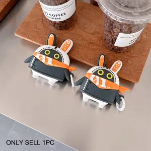 1 piece of Bang Bu headphone case,Cute wireless Bluetooth earphone case, drop resistant, durable and stylish accessory, suitable for AirPods pro3/1/2/3/4/pro/pro2(Different models may have different shapes)