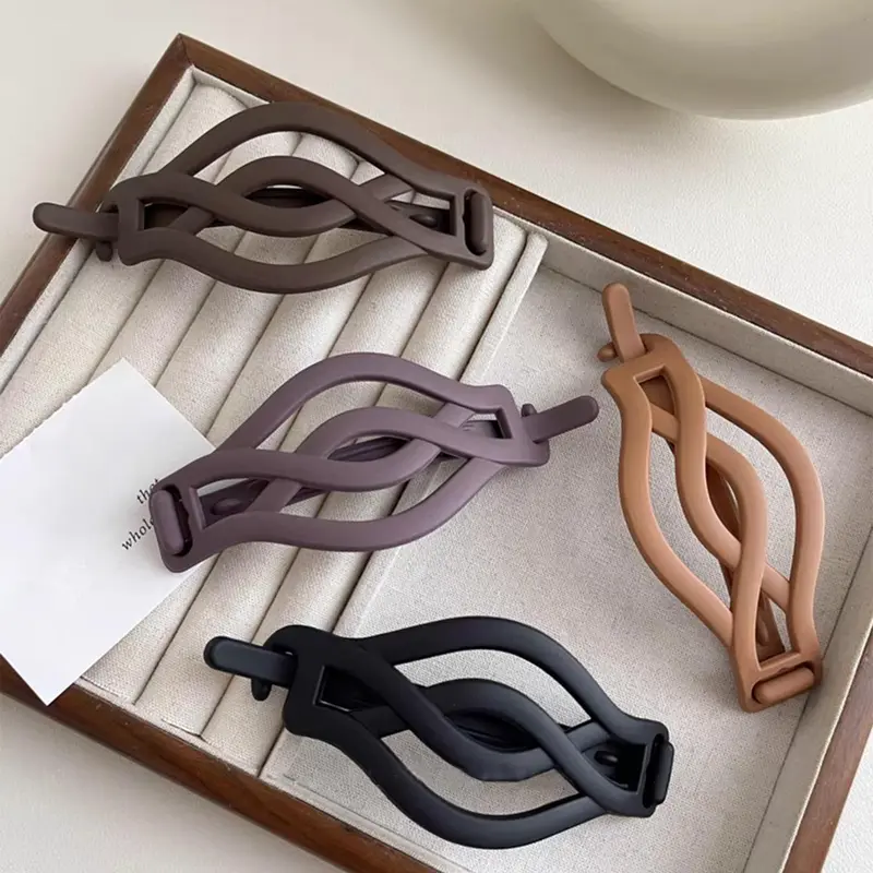 Simple Matte Color Hair Clips, Hair Claws, Casual Versatile Hair Accessories for Women & Girls, Minimalist Headwear Suitable for Thick Hair, Fashion Accessories for Party, Daily Decor, Claw Clip Pack, Hair Claws Set, Hairclips