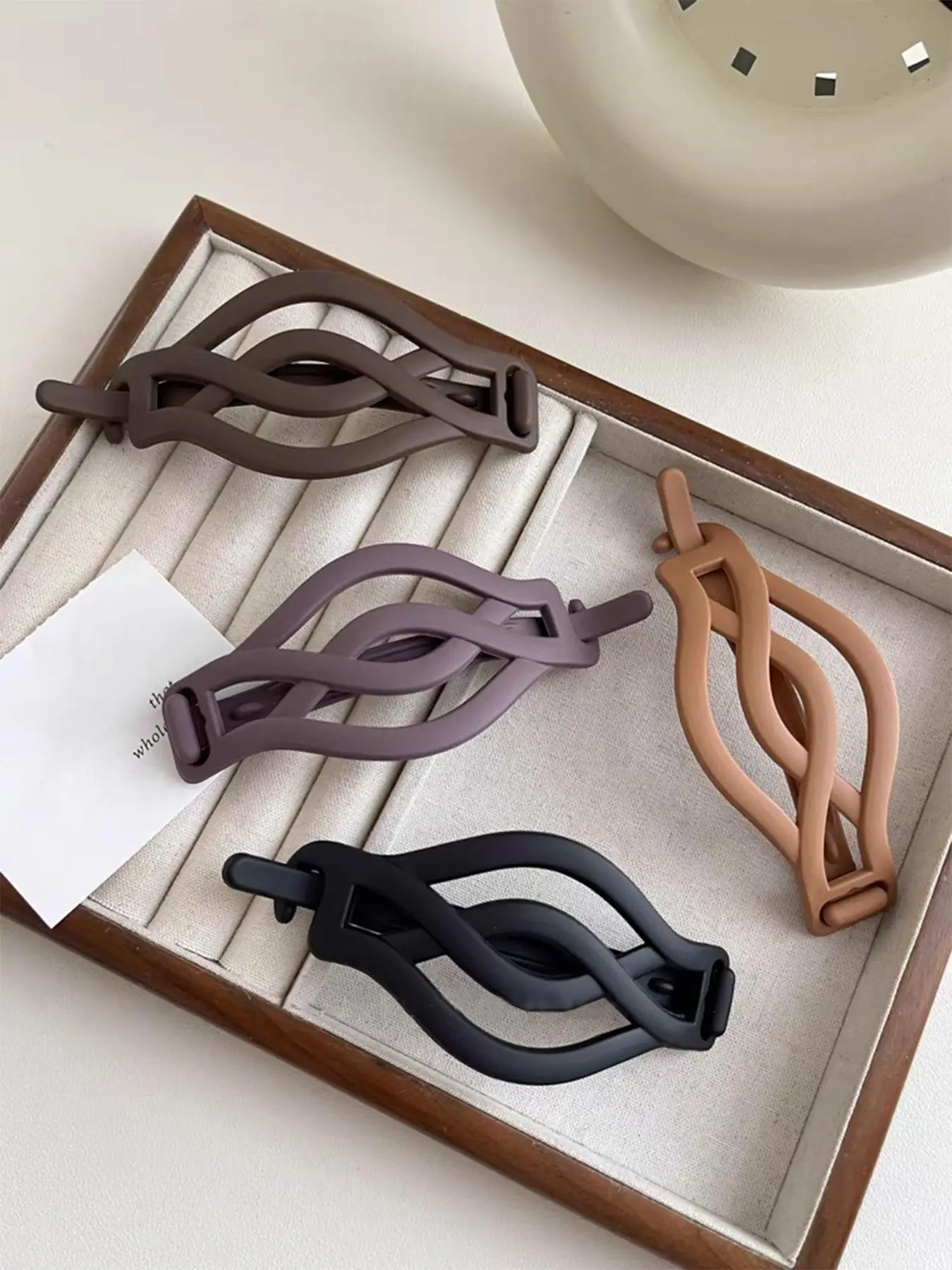 Simple Matte Color Hair Clips, Casual Versatile Hair Accessories for Women & Girls, Minimalist Headwear Suitable for Thick Hair, Fashion   Accessories