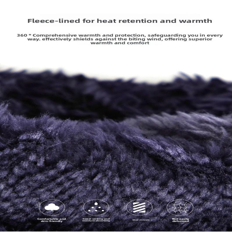 Outdoor Winter Gloves Touchscreen Windproof Full-Finger Fleece Lined for Sports Travel Daily Activities Ideal for Skiing Cycling Casual Wear Daily Work