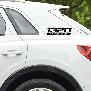 1PC 1320 VIBED Racing Logo" Multi-scene Racing Style Sticker For Digital Device/Gear Bag Multi-scene Racing Goodie Adds Hardcore Racing Trendy Personal Texture Top For Multi-scene Racing Logo Style Fans