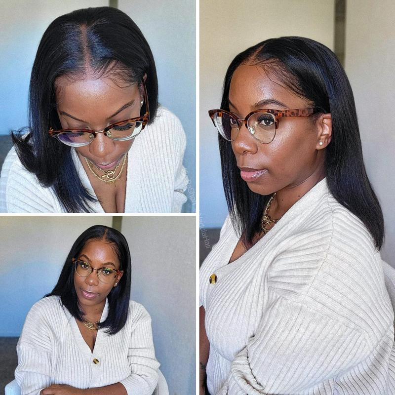 【Upgraded】Nadula Yaki Bob Drawstring Put On & Go Human Hair Glueless Wig 180% Density Pre-Cut Lace Natural Scalp TikTokShopStockUp 【Upgraded】Nadula Yaki Bob Drawstring Put On & Go Human Hair Glueless Wig 180% Density Pre-Cut Lace Natural Scalp TikTokShopStockUp