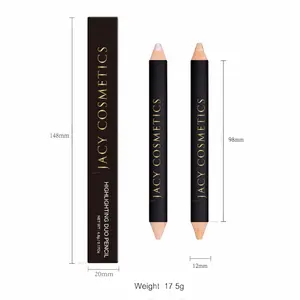 Jacy Cosmetics Highlighter's Concealer Pencil - Dual-Ended Makeup Tool for Precise Application