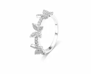 High-Quality Butterfly Ring for Daily Wear - Adjustable Band Included
