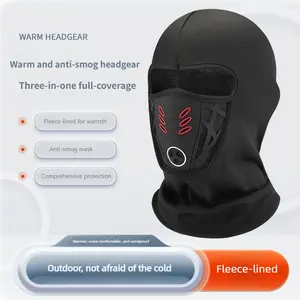 Winter Rider Warm Anti-Haze Balaclava, Full Face Mask, Windproof Soft Thermal Hood, Motorcycle Riding Cycling Ski Headwear, Cold Weather Outdoor Unisex