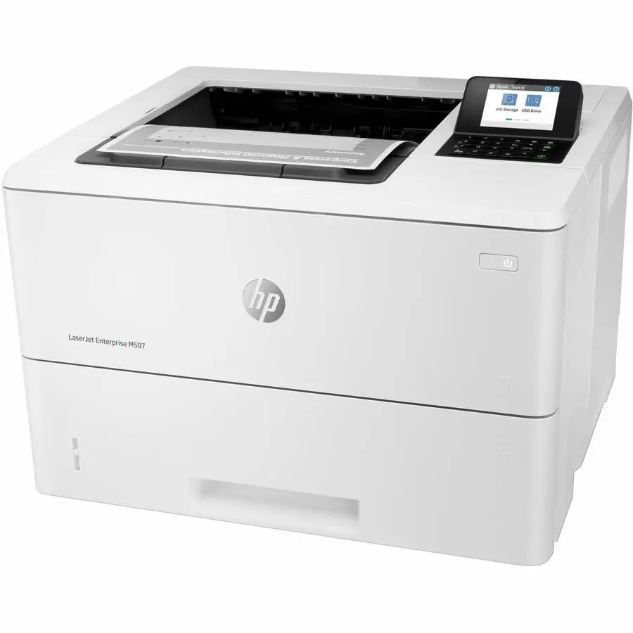 HP LaserJet Enterprise M507n Monochrome Laser Printer with USB Port, Model 1PV86A