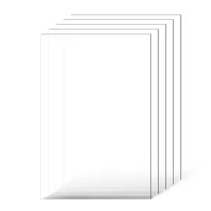 VEVOR PET/Plexiglass Sheets, 5-Pack Plastic Sheet, 24 x 36 Inch 0.04 Inch Thick Transparent Clear Flexible Plastic Panels for Craft, Replacement Picture Frame Glass, DIY Display Project, Easy to CutSummervibes