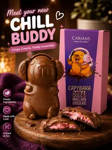 Viral Capybara Angel Hair Chocolate Bar Premium Quality
