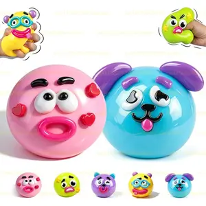 2026 NEW Smushers Squishy, Curiosities Dog Face Swap Squishy Toy, Soft Moldable Cute Slow Rise Squeeze Toy, Relaxing Sensory