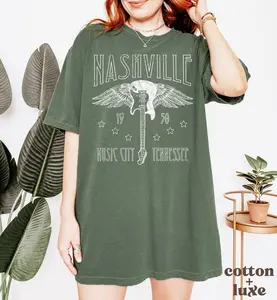 Nashville Shirt - Comfort Colors TShirt - Nashville Tee - Tennessee Shirt - Retro Music Shirt - Vintage Inspired Shirt
