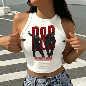 THE R&B TOUR 2026 Unisex Sleeveless Tee, Retro Music Festival Tank, Casual Summer Streetwear Shirt for Music Fans
