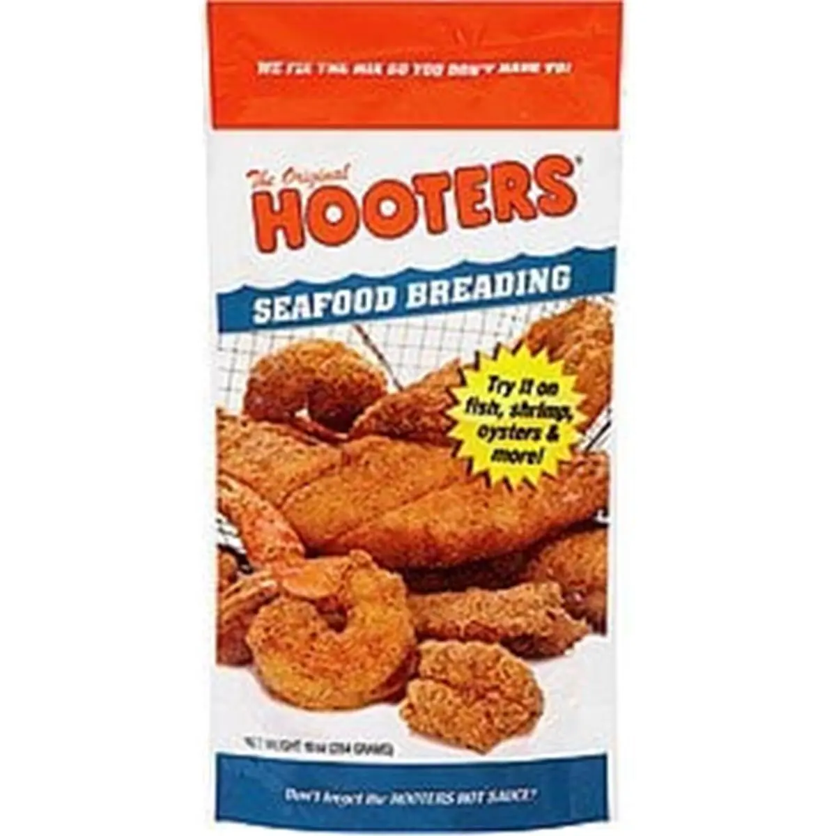 HOOTERS Seafood Breading, 10 oz - Pack of 6, Spice-Infused Flavor Enhancer for Home Cooking