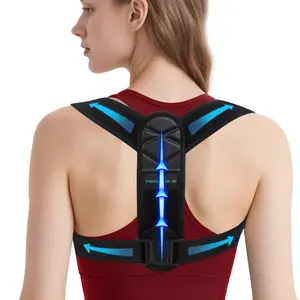 Posture Corrector for Women and Men, Adjustable Back Brace for Spine Alignment & Shoulder Support, Comfortable & Breathable Clavicle Straightener, Supports Better Posture & Reduces Upper Back Discomfort (Medium)