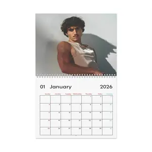 V1 Benson Boone 2026 Calendar, Music Star Wall Calendar, Fan Collectible Gift
