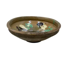 Antique Hungarian Folk Art Decorative Bowl