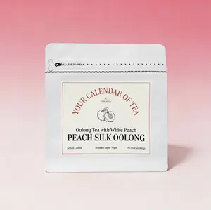 CHALENDAR Peach Silk Oolong Tea Natural White Peach Flavor Oolong Loose Leaf 1pack/100g,Cold Brew Fruit Tea 1/2/3 Pack