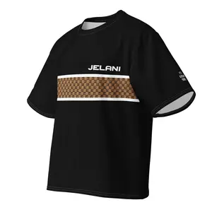 Signature Chess Oversized T-Shirt – Chocolate Butter / Black