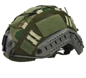 Tactical Helmet Cover Elastic Tactical Helmet Cloth Cover EMR Little Green Man for Fast Helmet Bump Helmet