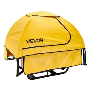 VEVOR Generator Cover, 36x 26x 26 Inch Waterproof Universal Generator Cover for Most Generators 70-108 Inch Perimeter, Portable Generator Running Cover with Heavy Duty Thicken Oxford Fabric, Yellow