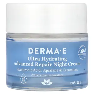 DERMA E Ultra Hydrating Advanced Repair Night Cream, 2 oz (56 g)