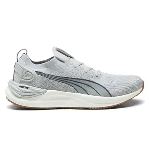 PUMA Mens Electrify Nitro 3 Knit Running Sneakers Shoes - Grey