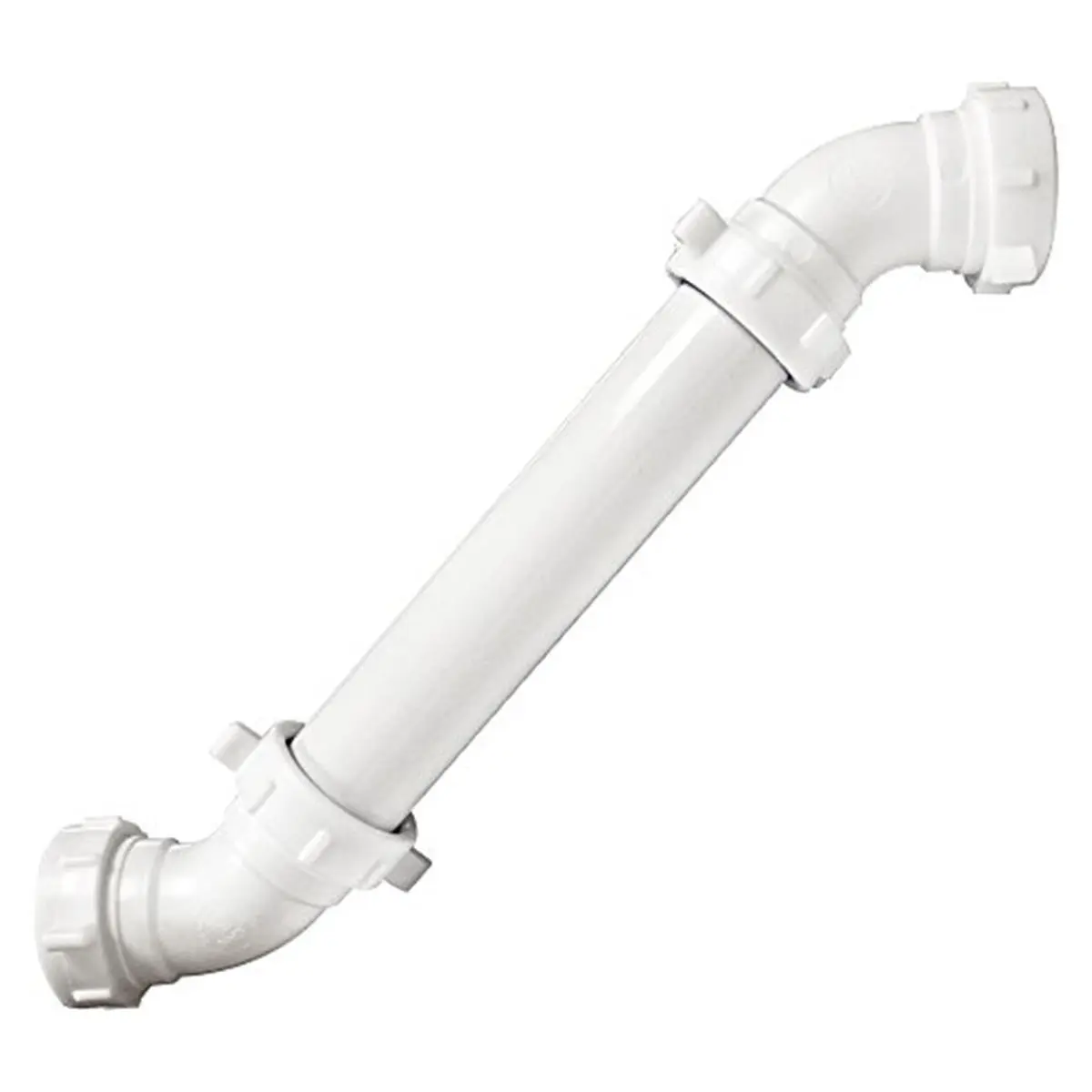 212 MAIN Double Offset Tailpiece Plumbing Pipe Fitting - 1.5 in., Slip Joints, Home Plumbing, UPC Listed