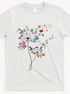 Cute-sewing-dandelion-flowers-quilting-quilter-sewer-t-shirt_csd-at_white_product_image Street Hip-hop Daily Casual Unisex Cotton T-shirt G