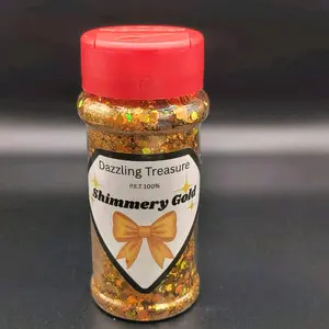Shimmery Gold Chunky Glitter