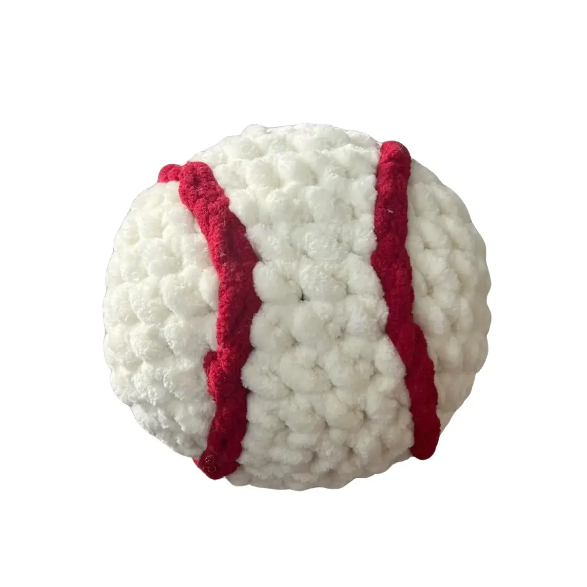 Crochet Baseball Plushie - Soft and Cuddly Toy