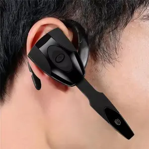 Wireless headphones, business headphones, Bluetooth compatible headphones, microphones, rechargeable backups, car driving sports ear hooks, hands-free headphones, car game earplugs, suitable for answering calls while driving or working.