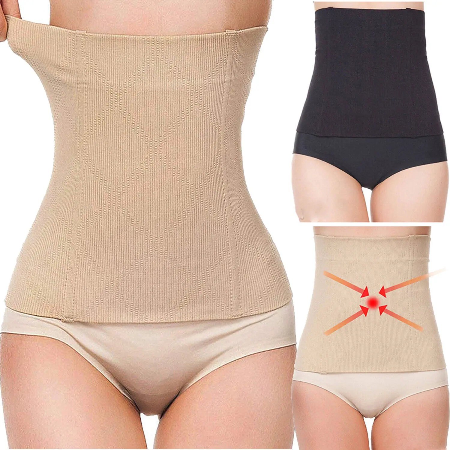 Women Waist Trainer Shapewear Tummy Control Body Shaper Corset Waist Cincher Girdles Comfortable Compression