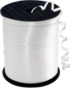 500 Yard Premium White Curling Ribbon,White Curling Ribbon,Curling Ribbon for Gift Wrapping, Balloon String,Balloon Ribbon, Gift Ribbon for Baby Shower，for Gift Wrapping, Party Decoration