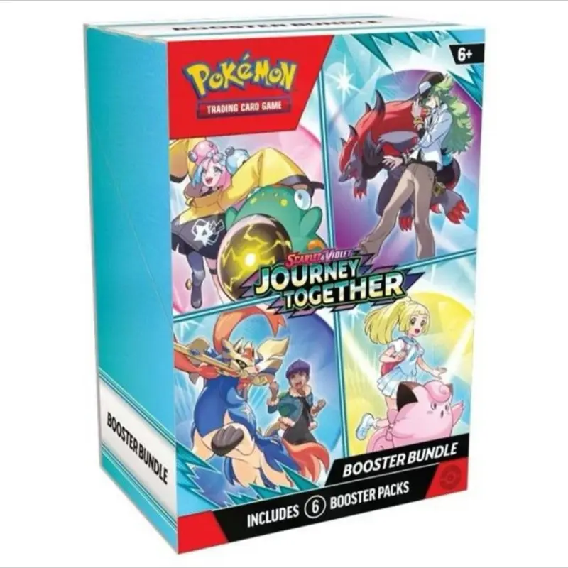 Pokemon Journey Together Booster Bundle opened live on stream   - 6 Packs