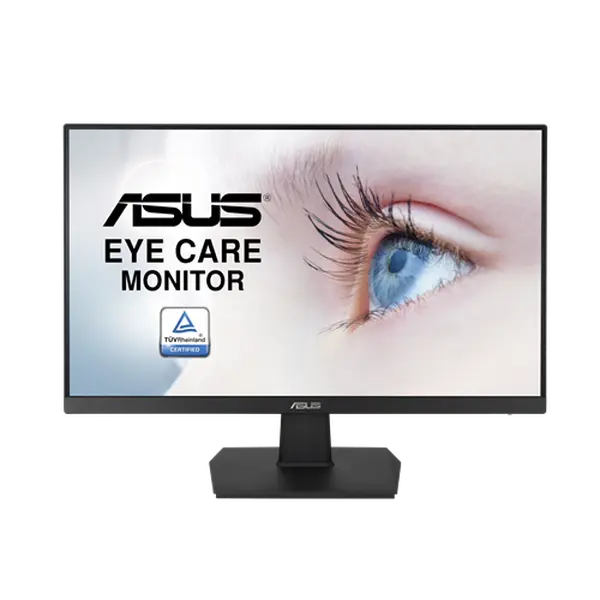ASUS 24-Inch Full HD Portable Computer Monitor (1920x1080, Model: 192876553763), 75Hz, Blue Light Filter, Flicker-Free, Eye Care, Adaptive Sync, Wall Mountable, for Office Use