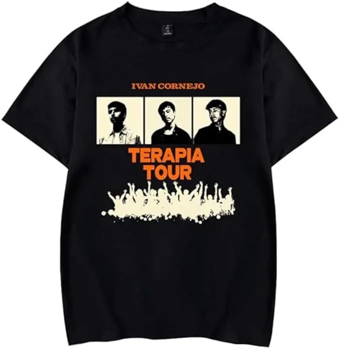 Ivan Cornejo Terapia Tour T-Shirt Tour Merch Women Men Tee Fashion Casual Crewneck Short Sleeve