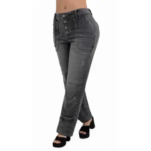 Jeans Rigido Bota recta  52759PDR-B