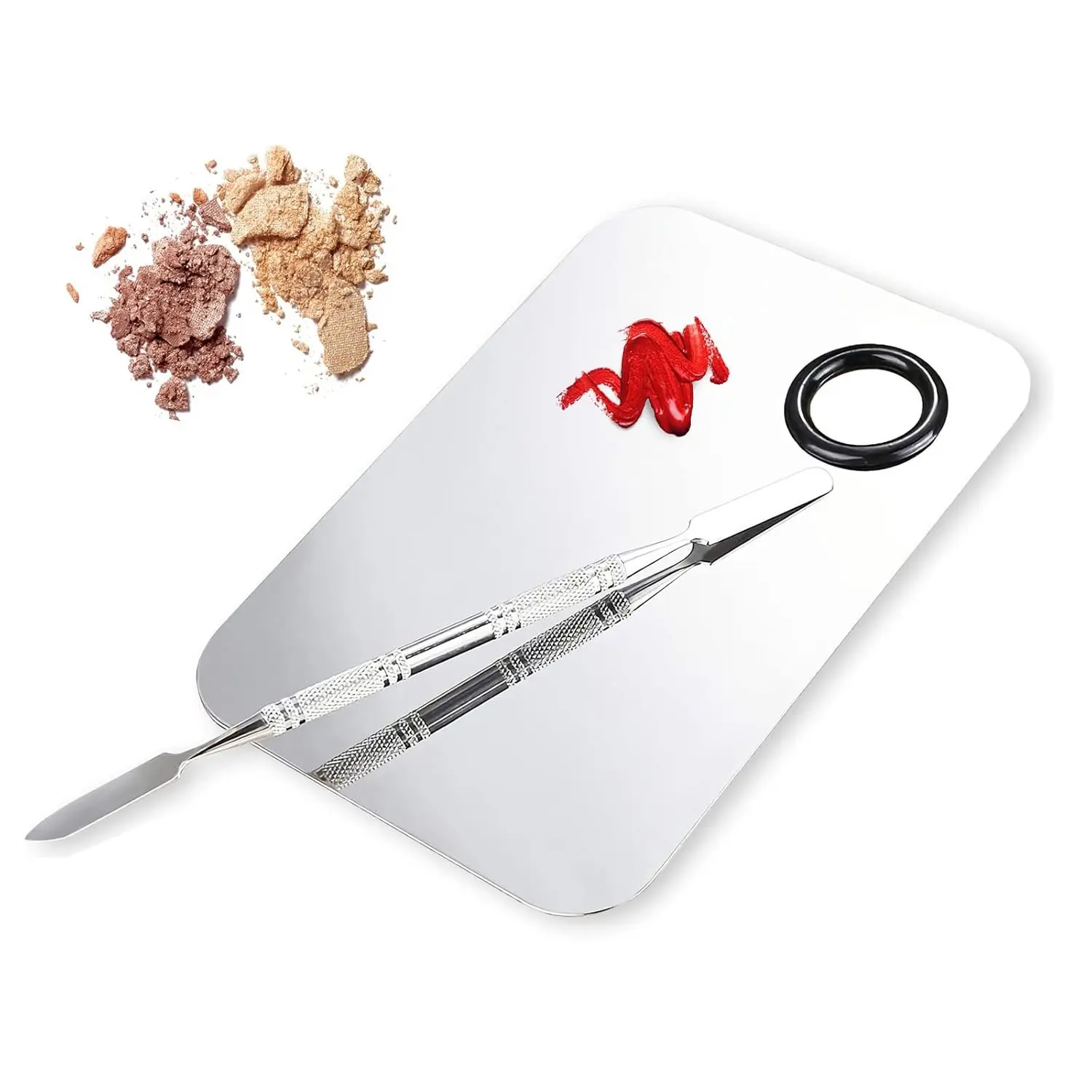 Stainless Steel Palette Knife Set, Durable Mixing Tool for Gel Foundation, Eyeshadow, Nail Art, Cosmetics, Essential Beauty Accessories, Makeup Accessories, Cosmetic Tools