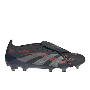 adidas Mens Predator Elite Fold-Over Tongue Firm Ground Soccer Cleats - Black adidas Mens Predator Elite Fold-Over Tongue Firm Ground Soccer Cleats - Black