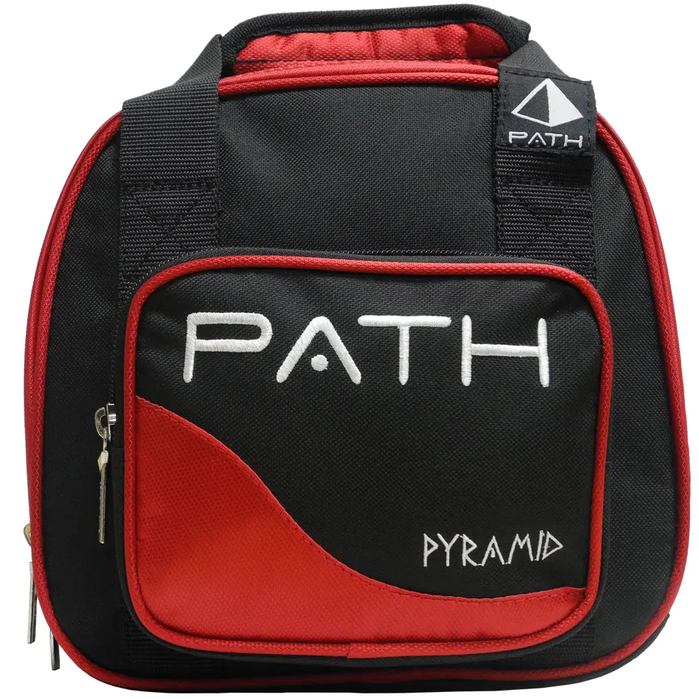 Pyramid Path Plus One Spare Ball Tote Bowling Bag (Black/Red)