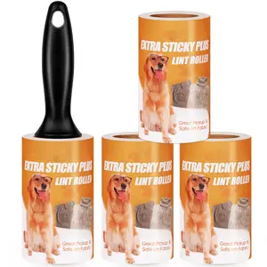 Pet Hair Lint Roller, Extra Sticky Lint Remover for Clothes, Furniture & Car Seats, Easy Pet Hair Removal, Value Pack