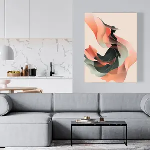 212 MAIN Pictorem C1RC3648QGAQDP 36x48 in. Blush Pink Elegance Photo Wall Art Print, Stylish Interior Accent, Home Decor Gift