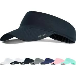 Sukeen Cooling Stretchy Visor Free Size Cool Hat with UV Protection Brim Peak Vizor for Golf,Tennis,Cycling,Running