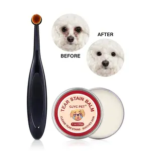Pet Tear Stain Cleaning Balm,DogJojoba Oil Avocado Tear Stain BlockageEyeBalm Universal for Cats and DogsGroomingProducts Cleaner one is all grooming kitdurable,Natural Safe Repel Tears