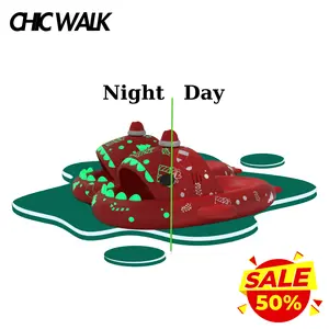 Glow-in-the-Dark Shark Flip Flops – Unique 3D Shark Design for Men & Women, Fun Beach Sandals, Viral Summer Slides Footwear Shoe