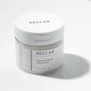 RECLAR Intensive Calming Ampoule Pad 180ml, 70 pads - Korean Skincare, Hydrating, Reduces Irritation, Moisture Barrrier